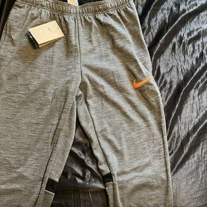 Grey Nike soccer sweats